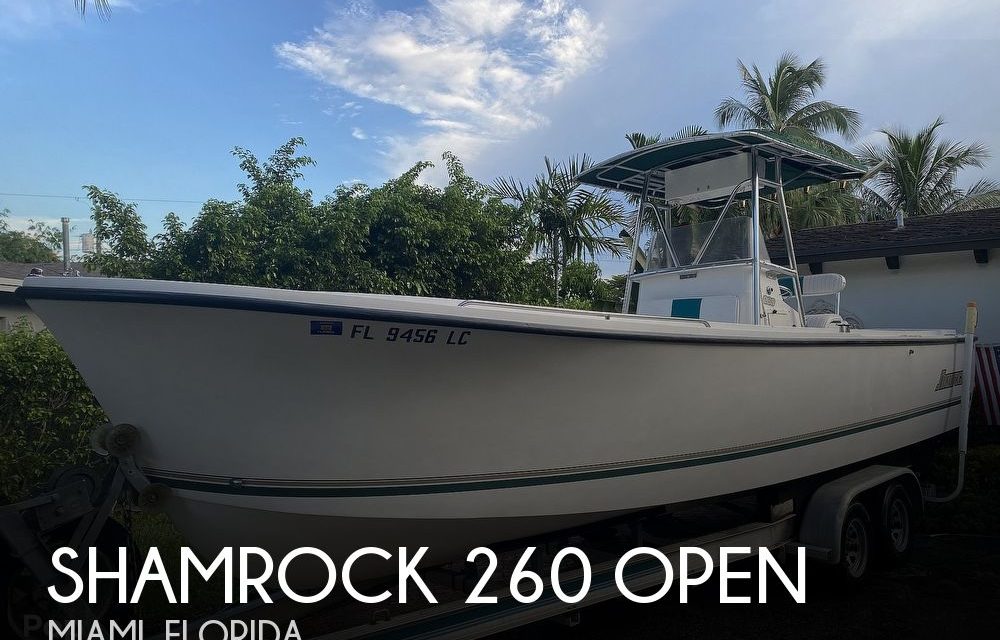 1999 Shamrock 260 OPEN