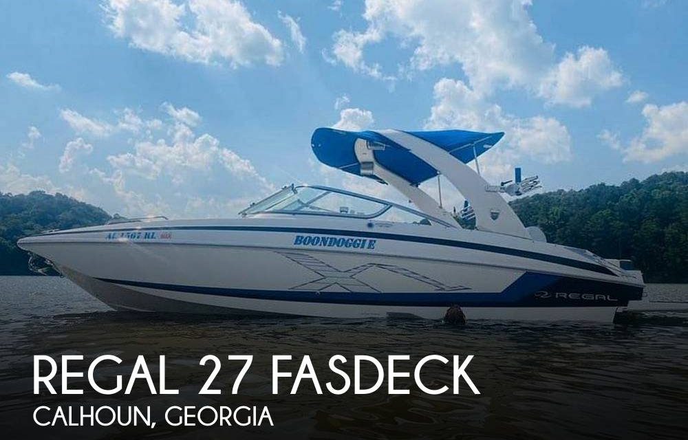 2013 Regal 27 Fasdeck