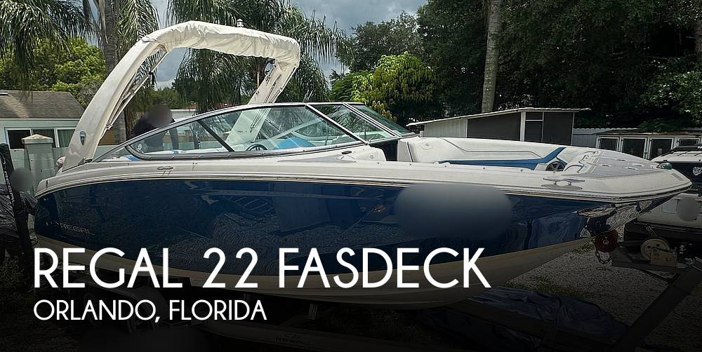 2018 Regal 22 Fasdeck