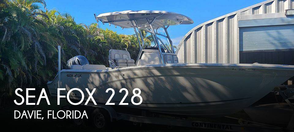 2022 Sea Fox commander 228