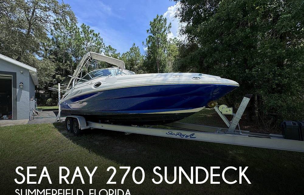 2005 Sea Ray 270 SunDeck