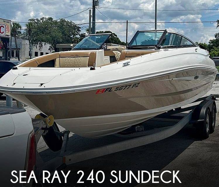 2015 Sea Ray 240 sundeck