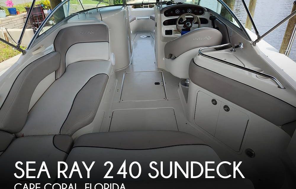 2002 Sea Ray 240 Sundeck