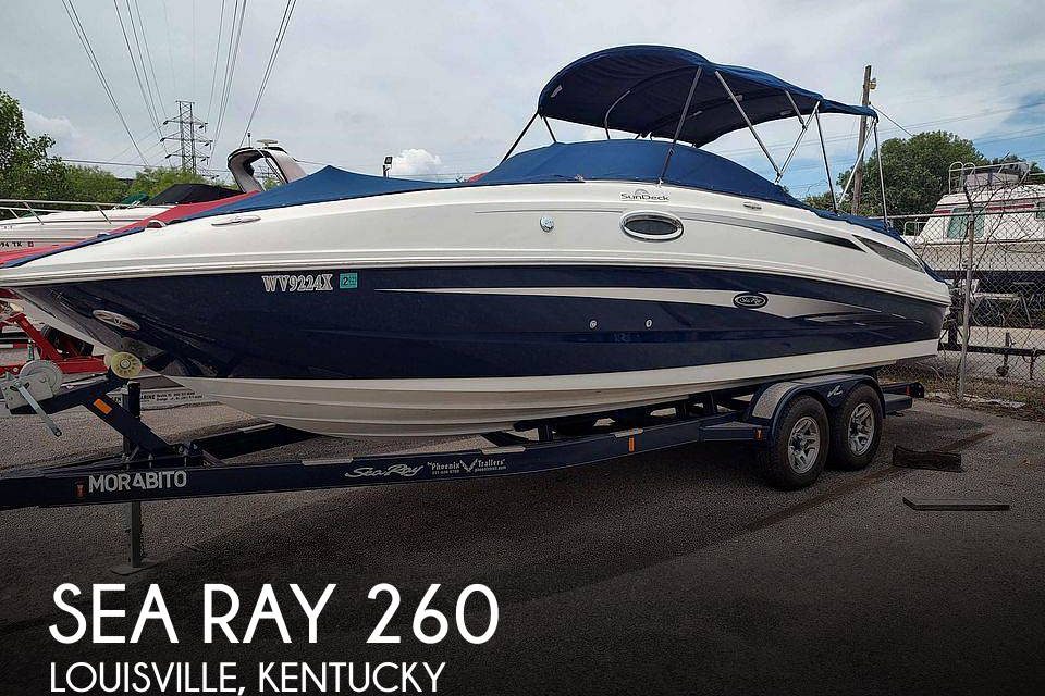 2011 Sea Ray 260 sun deck