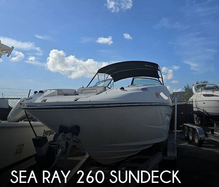 2012 Sea Ray 260 Sundeck